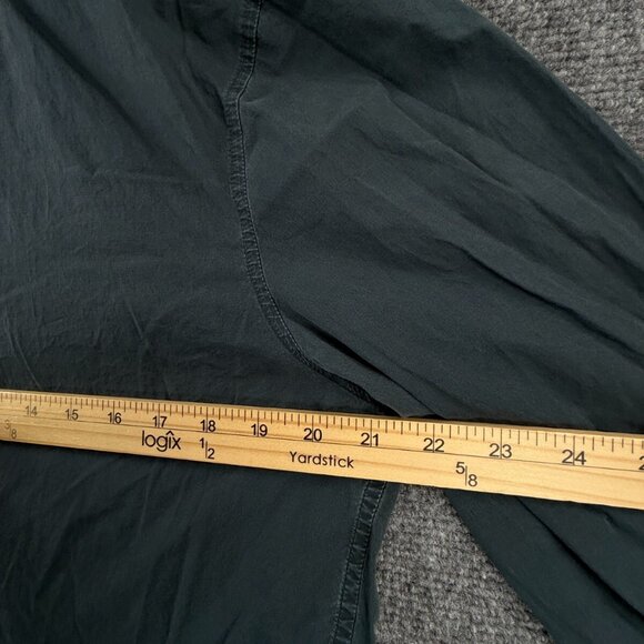 Armani Exchange Blue Long Sleeve Button Up Shirt Men Large Slim Fit Stretch - Picture 6 of 16